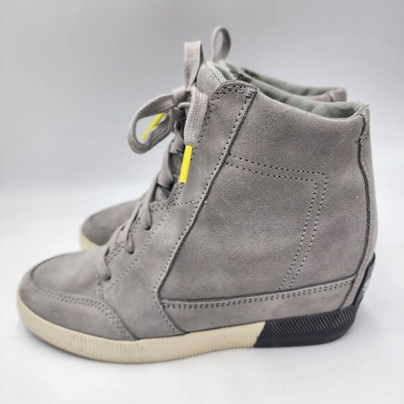 SOREL Out 'N About Waterproof Hidden Wedge Boot Suede Leather Women’s 7.5 M - Picture 3 of 7